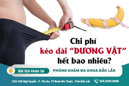 Chi phí chỉnh hình dương vật là bao nhiêu?