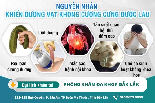 Tại sao cậu nhỏ không thể cương cứng?